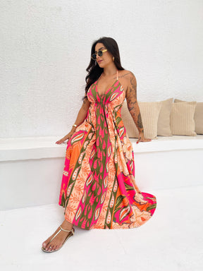 Vestido Longo Bruna Calor Tropical