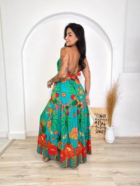 Vestido Longo Jessica Tropical Vibes